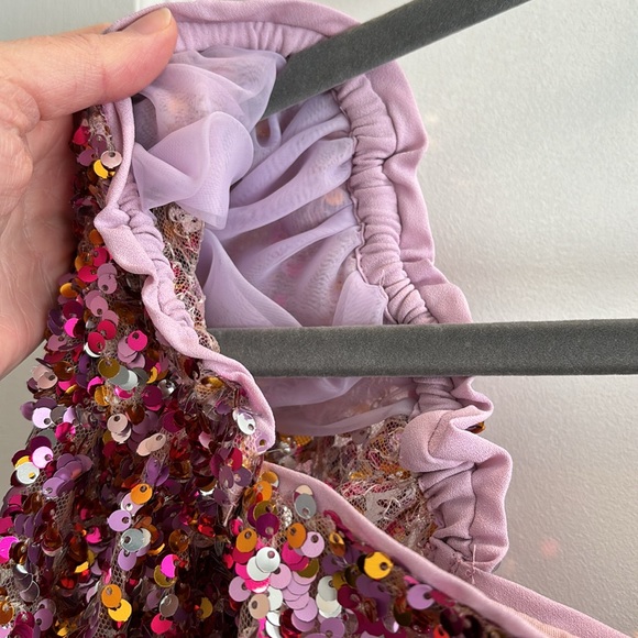 LPA Ilana Dress in Multi Sequins - Picture 9 of 13